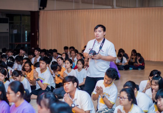 ภาพกิจกรรม คณะวิทยาศาสตร์และเทคโนโลยี จัดกิจกรรมบายศรีสู่ขวัญคณะวิทยาศาสตร์และเทคโนโลยี