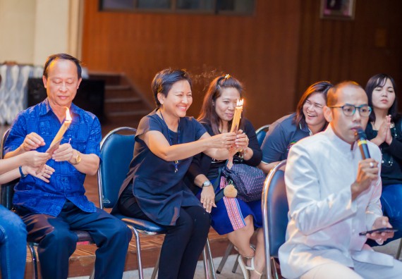 ภาพกิจกรรม คณะวิทยาศาสตร์และเทคโนโลยี จัดกิจกรรมบายศรีสู่ขวัญคณะวิทยาศาสตร์และเทคโนโลยี