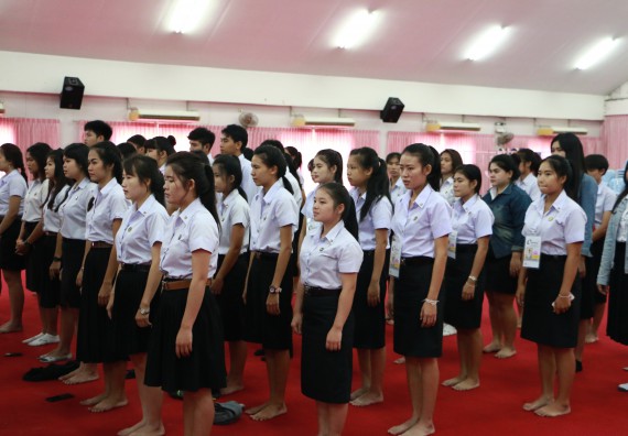 ภาพกิจกรรม โปรแกรมวิชาเคมี จัดกิจกรรมไหว้ครูเคมี ประจำปีการศึกษา 2560