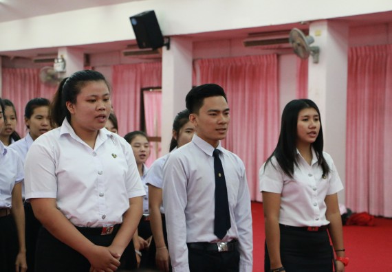 ภาพกิจกรรม โปรแกรมวิชาเคมี จัดกิจกรรมไหว้ครูเคมี ประจำปีการศึกษา 2560