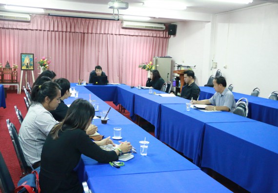 ภาพกิจกรรม คณะวิทยาศาสตร์และเทคโนโลยี จัดกิจกรรมผู้บริหารมหาวิทยาลัยพบอาจารย์ที่ปรึกษาหมู่เรียน ประจำปีการศึกษา 2560