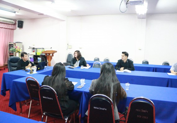 ภาพกิจกรรม คณะวิทยาศาสตร์และเทคโนโลยี จัดกิจกรรมผู้บริหารมหาวิทยาลัยพบอาจารย์ที่ปรึกษาหมู่เรียน ประจำปีการศึกษา 2560