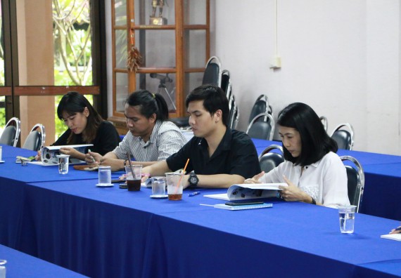 ภาพกิจกรรม คณะวิทยาศาสตร์และเทคโนโลยี จัดกิจกรรมผู้บริหารมหาวิทยาลัยพบอาจารย์ที่ปรึกษาหมู่เรียน ประจำปีการศึกษา 2560