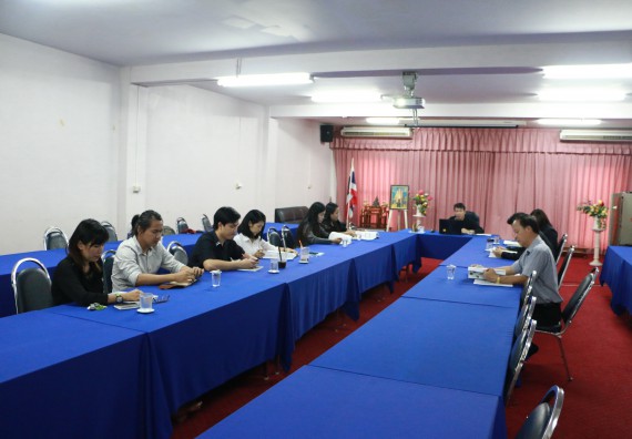 ภาพกิจกรรม คณะวิทยาศาสตร์และเทคโนโลยี จัดกิจกรรมผู้บริหารมหาวิทยาลัยพบอาจารย์ที่ปรึกษาหมู่เรียน ประจำปีการศึกษา 2560