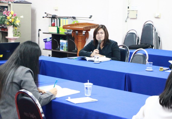 ภาพกิจกรรม คณะวิทยาศาสตร์และเทคโนโลยี จัดกิจกรรมผู้บริหารมหาวิทยาลัยพบอาจารย์ที่ปรึกษาหมู่เรียน ประจำปีการศึกษา 2560