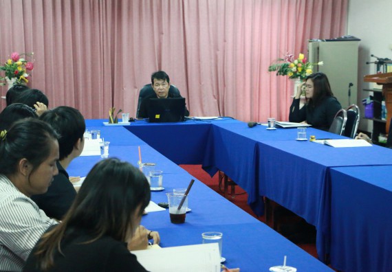 ภาพกิจกรรม คณะวิทยาศาสตร์และเทคโนโลยี จัดกิจกรรมผู้บริหารมหาวิทยาลัยพบอาจารย์ที่ปรึกษาหมู่เรียน ประจำปีการศึกษา 2560