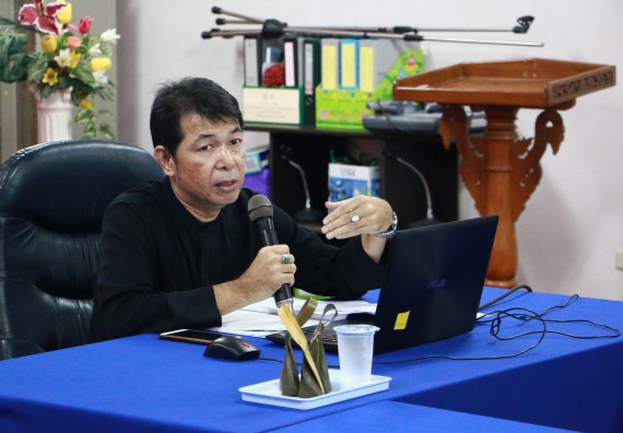 ภาพกิจกรรม คณะวิทยาศาสตร์และเทคโนโลยี จัดกิจกรรมผู้บริหารมหาวิทยาลัยพบอาจารย์ที่ปรึกษาหมู่เรียน ประจำปีการศึกษา 2560