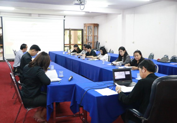 ภาพกิจกรรม คณะวิทยาศาสตร์และเทคโนโลยี จัดกิจกรรมผู้บริหารมหาวิทยาลัยพบอาจารย์ที่ปรึกษาหมู่เรียน ประจำปีการศึกษา 2560