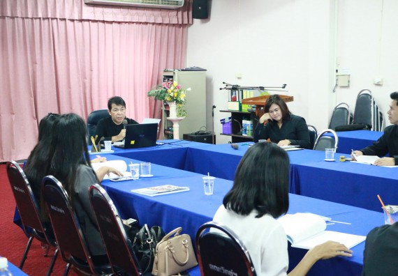 ภาพกิจกรรม คณะวิทยาศาสตร์และเทคโนโลยี จัดกิจกรรมผู้บริหารมหาวิทยาลัยพบอาจารย์ที่ปรึกษาหมู่เรียน ประจำปีการศึกษา 2560