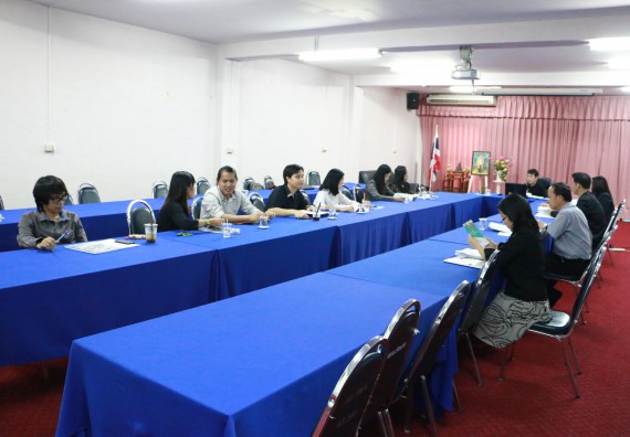 ภาพกิจกรรม คณะวิทยาศาสตร์และเทคโนโลยี จัดกิจกรรมผู้บริหารมหาวิทยาลัยพบอาจารย์ที่ปรึกษาหมู่เรียน ประจำปีการศึกษา 2560