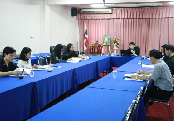 ภาพกิจกรรม คณะวิทยาศาสตร์และเทคโนโลยี จัดกิจกรรมผู้บริหารมหาวิทยาลัยพบอาจารย์ที่ปรึกษาหมู่เรียน ประจำปีการศึกษา 2560