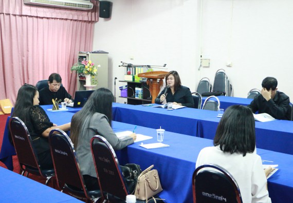 ภาพกิจกรรม คณะวิทยาศาสตร์และเทคโนโลยี จัดกิจกรรมผู้บริหารมหาวิทยาลัยพบอาจารย์ที่ปรึกษาหมู่เรียน ประจำปีการศึกษา 2560