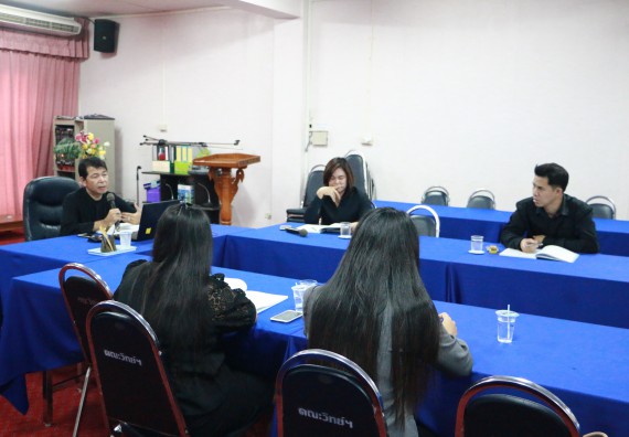 ภาพกิจกรรม คณะวิทยาศาสตร์และเทคโนโลยี จัดกิจกรรมผู้บริหารมหาวิทยาลัยพบอาจารย์ที่ปรึกษาหมู่เรียน ประจำปีการศึกษา 2560