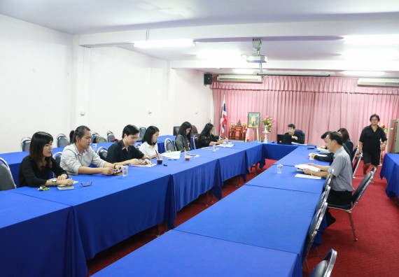 ภาพกิจกรรม คณะวิทยาศาสตร์และเทคโนโลยี จัดกิจกรรมผู้บริหารมหาวิทยาลัยพบอาจารย์ที่ปรึกษาหมู่เรียน ประจำปีการศึกษา 2560