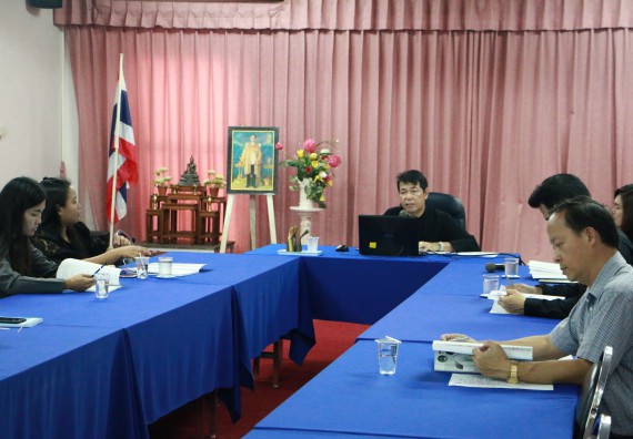 ภาพกิจกรรม คณะวิทยาศาสตร์และเทคโนโลยี จัดกิจกรรมผู้บริหารมหาวิทยาลัยพบอาจารย์ที่ปรึกษาหมู่เรียน ประจำปีการศึกษา 2560