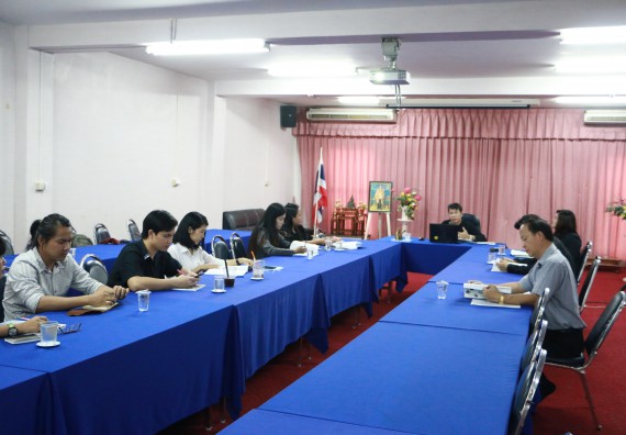 ภาพกิจกรรม คณะวิทยาศาสตร์และเทคโนโลยี จัดกิจกรรมผู้บริหารมหาวิทยาลัยพบอาจารย์ที่ปรึกษาหมู่เรียน ประจำปีการศึกษา 2560