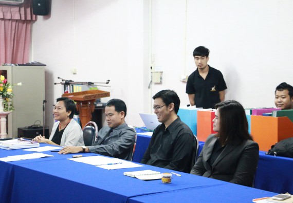 ภาพกิจกรรม คณะวิทยาศาสตร์และเทคโนโลยี จัดการตรวจประเมินคุณภาพการศึกษาภายใน ระดับคณะ