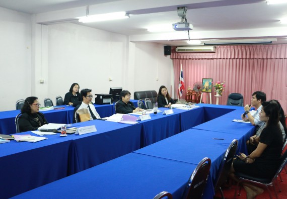 ภาพกิจกรรม คณะวิทยาศาสตร์และเทคโนโลยี จัดการตรวจประเมินคุณภาพการศึกษาภายใน ระดับคณะ