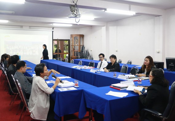 ภาพกิจกรรม คณะวิทยาศาสตร์และเทคโนโลยี จัดการตรวจประเมินคุณภาพการศึกษาภายใน ระดับคณะ