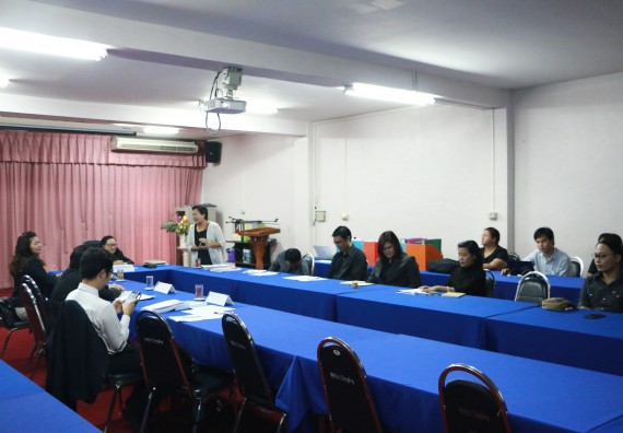 ภาพกิจกรรม คณะวิทยาศาสตร์และเทคโนโลยี จัดการตรวจประเมินคุณภาพการศึกษาภายใน ระดับคณะ