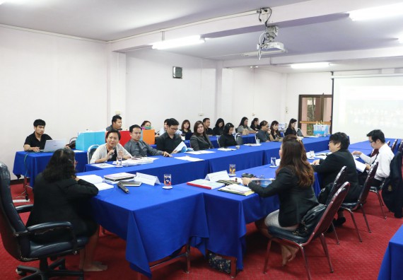 ภาพกิจกรรม คณะวิทยาศาสตร์และเทคโนโลยี จัดการตรวจประเมินคุณภาพการศึกษาภายใน ระดับคณะ