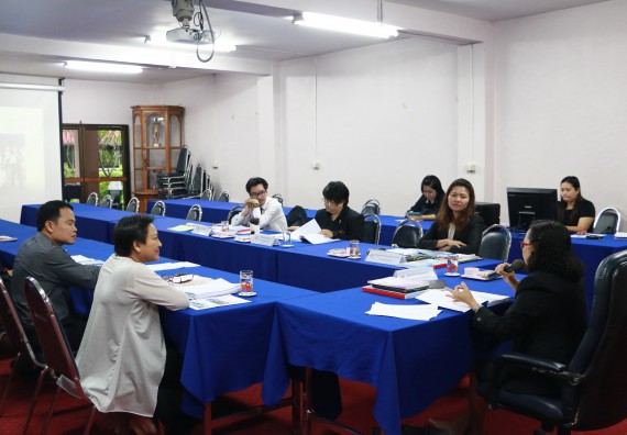 ภาพกิจกรรม คณะวิทยาศาสตร์และเทคโนโลยี จัดการตรวจประเมินคุณภาพการศึกษาภายใน ระดับคณะ