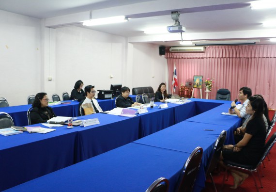 ภาพกิจกรรม คณะวิทยาศาสตร์และเทคโนโลยี จัดการตรวจประเมินคุณภาพการศึกษาภายใน ระดับคณะ