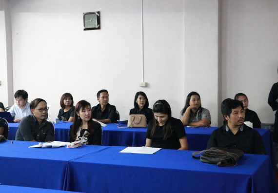 ภาพกิจกรรม คณะวิทยาศาสตร์และเทคโนโลยี จัดการตรวจประเมินคุณภาพการศึกษาภายใน ระดับคณะ