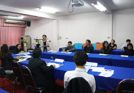 ภาพกิจกรรม คณะวิทยาศาสตร์และเทคโนโลยี จัดการตรวจประเมินคุณภาพการศึกษาภายใน ระดับคณะ