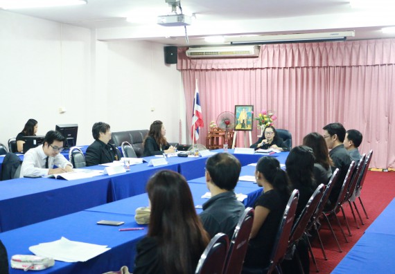 ภาพกิจกรรม คณะวิทยาศาสตร์และเทคโนโลยี จัดการตรวจประเมินคุณภาพการศึกษาภายใน ระดับคณะ