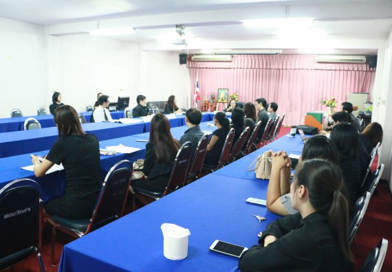 ภาพกิจกรรม คณะวิทยาศาสตร์และเทคโนโลยี จัดการตรวจประเมินคุณภาพการศึกษาภายใน ระดับคณะ