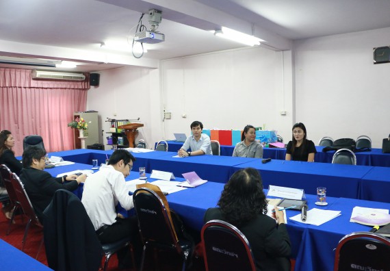 ภาพกิจกรรม คณะวิทยาศาสตร์และเทคโนโลยี จัดการตรวจประเมินคุณภาพการศึกษาภายใน ระดับคณะ