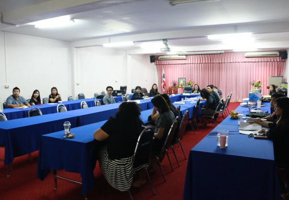 ภาพกิจกรรม คณะวิทยาศาสตร์และเทคโนโลยี จัดการตรวจประเมินคุณภาพการศึกษาภายใน ระดับคณะ