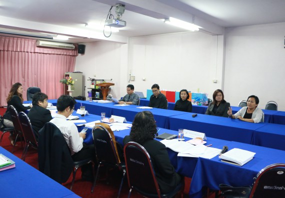 ภาพกิจกรรม คณะวิทยาศาสตร์และเทคโนโลยี จัดการตรวจประเมินคุณภาพการศึกษาภายใน ระดับคณะ