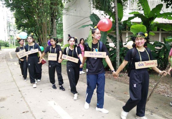 ภาพกิจกรรม โปรแกรมวิชาวิทยาศาสตร์และเทคโนโลนีการอาหาร จัดโครงการสายสัมพันธ์พี่น้อง ปีการศึกษา 2560 