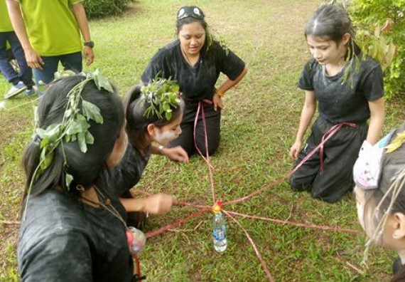 ภาพกิจกรรม โปรแกรมวิชาวิทยาศาสตร์สิ่งแวดล้อม จัดกิจกรรมสานสัมพันธ์น้องพี่ Envi sci 60
