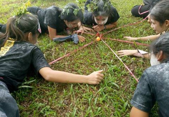 ภาพกิจกรรม โปรแกรมวิชาวิทยาศาสตร์สิ่งแวดล้อม จัดกิจกรรมสานสัมพันธ์น้องพี่ Envi sci 60