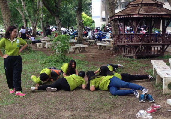 ภาพกิจกรรม โปรแกรมวิชาวิทยาศาสตร์สิ่งแวดล้อม จัดกิจกรรมสานสัมพันธ์น้องพี่ Envi sci 60