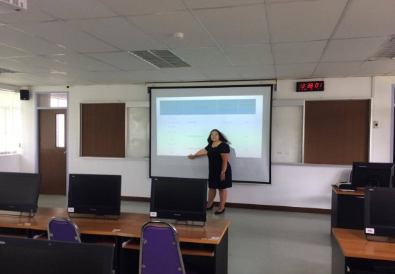 ภาพกิจกรรม คณะวิทยาศาสตร์และเทคโนโลยี เข้าร่วมการอบรมการใช้ระบบจัดทำ มคอ.3ผ่านระบบเครือข่าย