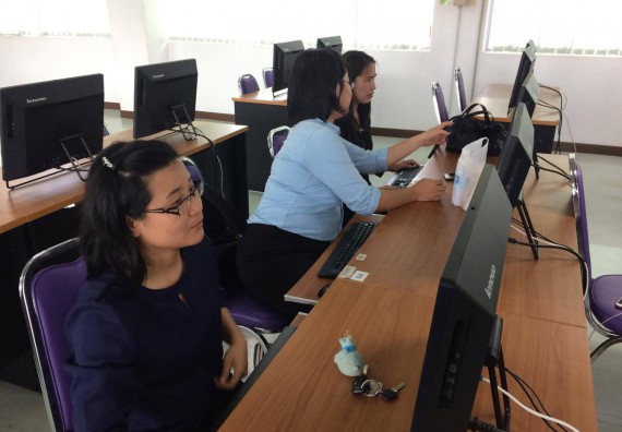 ภาพกิจกรรม คณะวิทยาศาสตร์และเทคโนโลยี เข้าร่วมการอบรมการใช้ระบบจัดทำ มคอ.3ผ่านระบบเครือข่าย