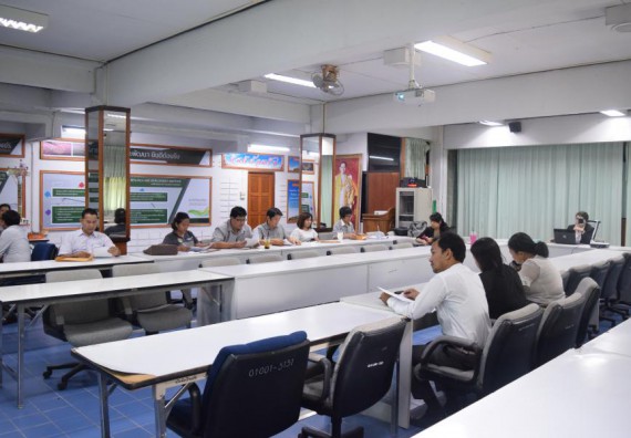 ภาพกิจกรรม คณะวิทยาศาสตร์และเทคโนโลยี เข้าร่วมกิจกรรมแลกเปลี่ยนเรียนรู้การเขียนข้อเสนอเพื่อขอรับการสนับสนุนกิจกรรมส่งเสรมและสนับสนุนการวิจัย