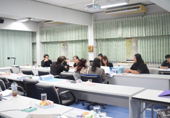 ภาพกิจกรรม คณะวิทยาศาสตร์และเทคโนโลยี เข้าร่วมกิจกรรมแลกเปลี่ยนเรียนรู้การเขียนข้อเสนอเพื่อขอรับการสนับสนุนกิจกรรมส่งเสรมและสนับสนุนการวิจัย