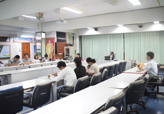 ภาพกิจกรรม คณะวิทยาศาสตร์และเทคโนโลยี เข้าร่วมกิจกรรมแลกเปลี่ยนเรียนรู้การเขียนข้อเสนอเพื่อขอรับการสนับสนุนกิจกรรมส่งเสรมและสนับสนุนการวิจัย