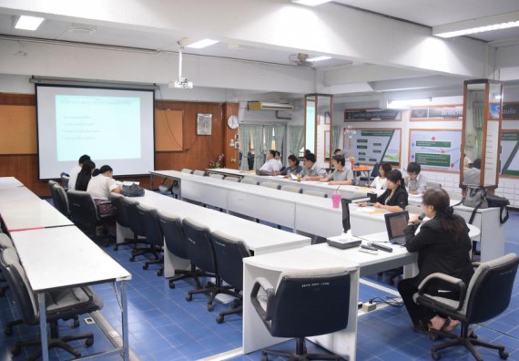 ภาพกิจกรรม คณะวิทยาศาสตร์และเทคโนโลยี เข้าร่วมกิจกรรมแลกเปลี่ยนเรียนรู้การเขียนข้อเสนอเพื่อขอรับการสนับสนุนกิจกรรมส่งเสรมและสนับสนุนการวิจัย