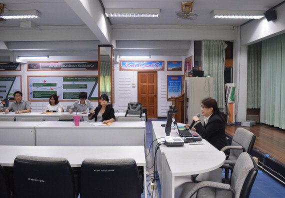 ภาพกิจกรรม คณะวิทยาศาสตร์และเทคโนโลยี เข้าร่วมกิจกรรมแลกเปลี่ยนเรียนรู้การเขียนข้อเสนอเพื่อขอรับการสนับสนุนกิจกรรมส่งเสรมและสนับสนุนการวิจัย