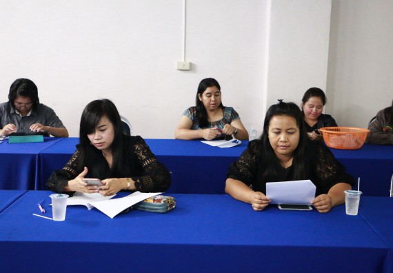 ภาพกิจกรรม คณะวิทยาศาสตร์และเทคโนโลยี จัดการประชุม เรื่อง การจัดพิธีถวายพานพุ่มสักการะพระบิดาแห่งวิทยาศาสตร์ไทย