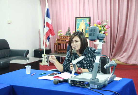 ภาพกิจกรรม คณะวิทยาศาสตร์และเทคโนโลยี จัดการประชุม เรื่อง การจัดพิธีถวายพานพุ่มสักการะพระบิดาแห่งวิทยาศาสตร์ไทย