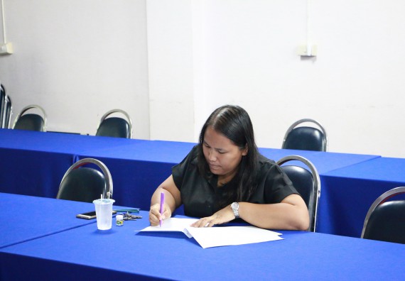 ภาพกิจกรรม คณะวิทยาศาสตร์และเทคโนโลยี จัดการประชุม เรื่อง การจัดพิธีถวายพานพุ่มสักการะพระบิดาแห่งวิทยาศาสตร์ไทย