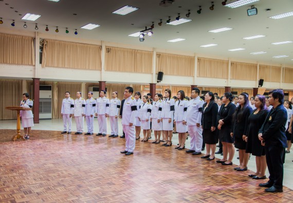 ภาพกิจกรรม คณะวิทยาศาสตร์และเทคโนโลยี จัดพิธีถวายพานพุ่มสักการะ “พระบิดาแห่งวิทยาศาสตร์ไทย”พระบาทสมเด็จพระจอมเกล้าเจ้าอยู่หัว รัชกาลที่ 4 เนื่องในวันวิทยาศาสตร์แห่งชาติ ประจำปี 2560