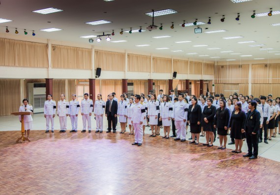 ภาพกิจกรรม คณะวิทยาศาสตร์และเทคโนโลยี จัดพิธีถวายพานพุ่มสักการะ “พระบิดาแห่งวิทยาศาสตร์ไทย”พระบาทสมเด็จพระจอมเกล้าเจ้าอยู่หัว รัชกาลที่ 4 เนื่องในวันวิทยาศาสตร์แห่งชาติ ประจำปี 2560